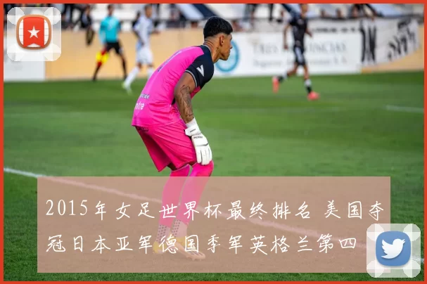 2015年女足世界杯最终排名 美国夺冠日本亚军德国季军英格兰第四