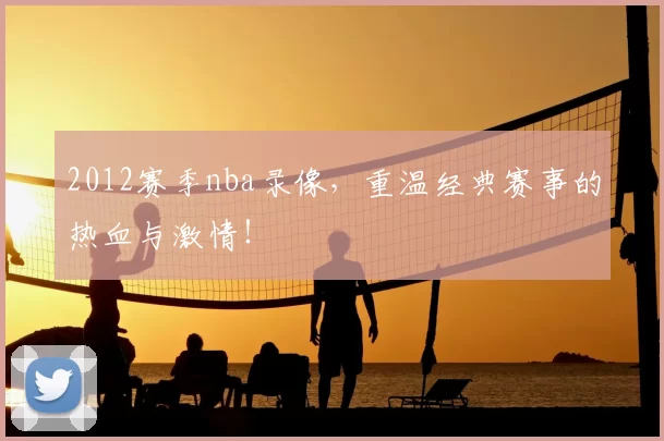 2012赛季nba录像，重温经典赛事的热血与激情！